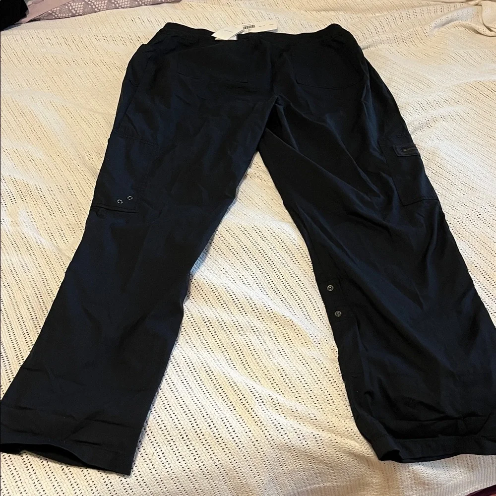 Chico's Black Cool Cargo Pants - Picture 1 of 5